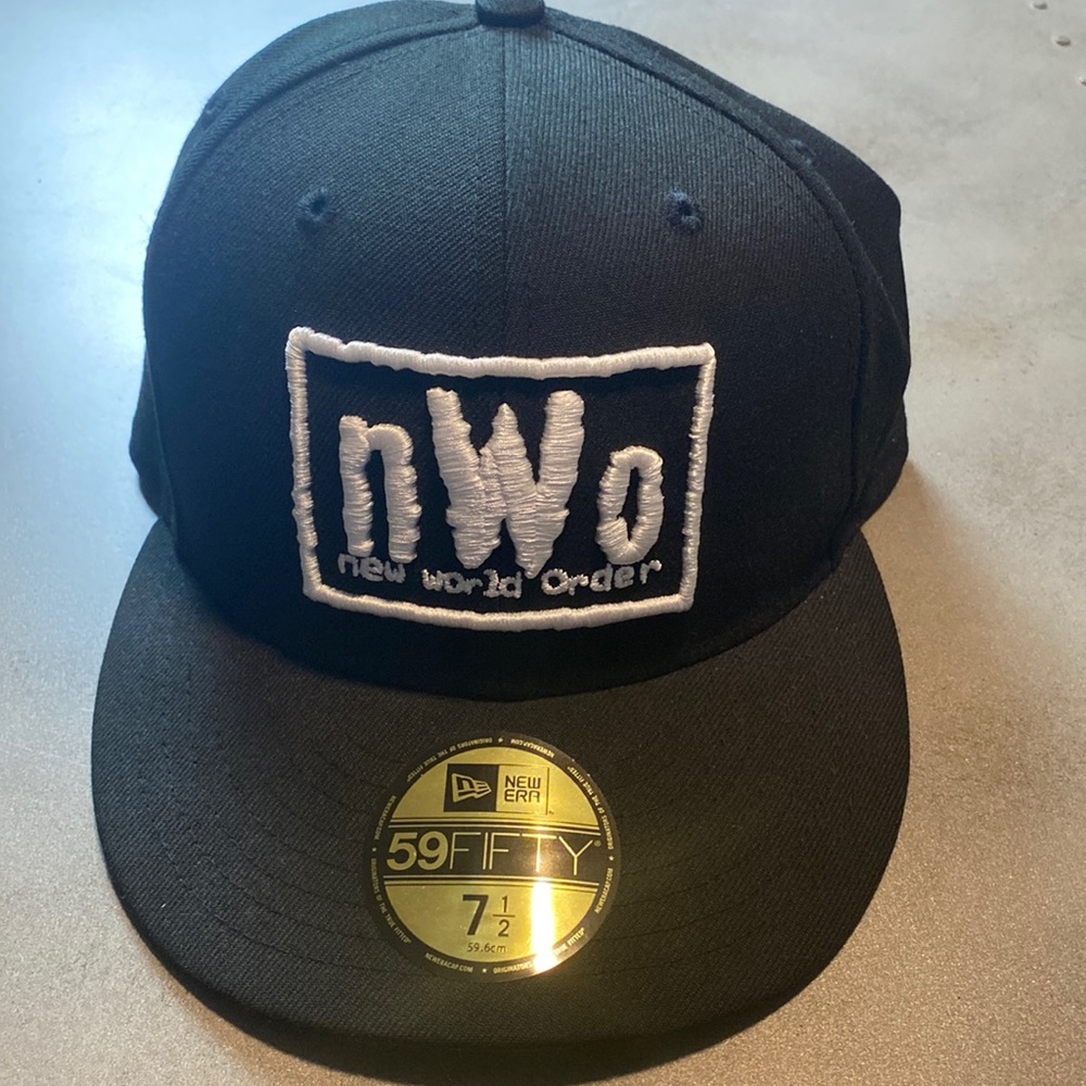 NWO New World Order New Era Hat. 7 1/2 59Fifty